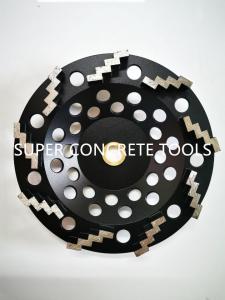 Buy cheap 7inch 180mm 9 Seg Zig Zag Diamond Floor Grinding Cup Wheels For Surface Preparation product