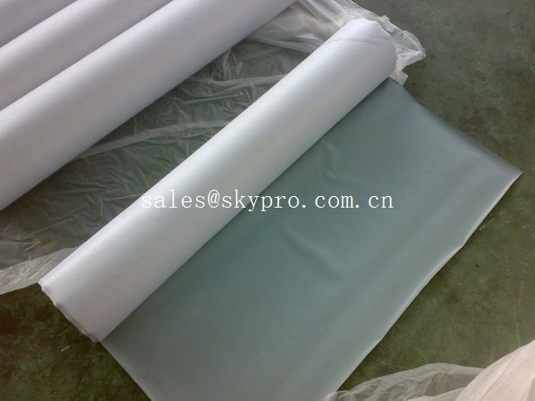 China Food Grade Silicone Natural Rubber Sheet Roll Clear Sticky FDA 0.1 - 30mm Thickness on sale