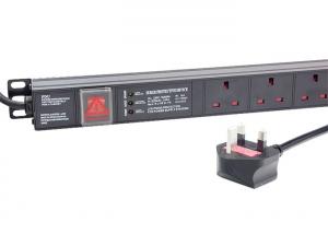 Buy cheap Surge Protected Rack Mount Pdu With Individual Switches , Horizontal Server Rack Power Strip product