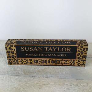 Buy cheap Personalized Acrylic Desk Name Plate No Breakage With Engraving Logo product