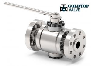 Buy cheap Trunnion Mounted Full Bore Ball Valve THR End API598 For Water product