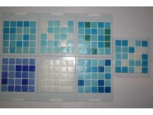 Buy cheap Swimming pool tile with dot,bathroom mosaic tile product
