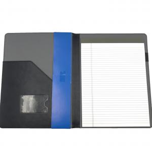 Buy cheap A4 Multifunctional PU Leather Business Notepad Backup Folder 60pp With Writing Board product