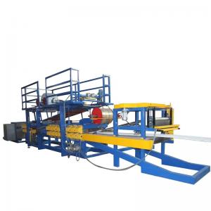 Buy cheap PU Sandwich Panel Roll Forming Machine 28KW Production Line product