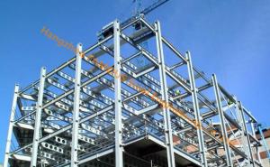 Buy cheap Multiple Floor Prefabricated Steel Buildings EPC Project , Galvanized Surface Treatment product
