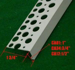 Buy cheap White color PVC angle bead with high quality fiberglass net used for wall corner product
