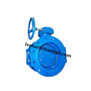 China PN16 Cast Iron Double Eccentric Butterfly Valve on sale
