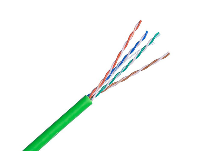 Buy cheap Temporary Lan Cable Bulk Cat5e Cable , CCA Conductor Shielded Cat5e Cable PVC Jacket product