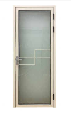 Buy cheap Fiberglass Flys Aluminium Swing Toilet Door , Bathroom Aluminium Sliding Doors product