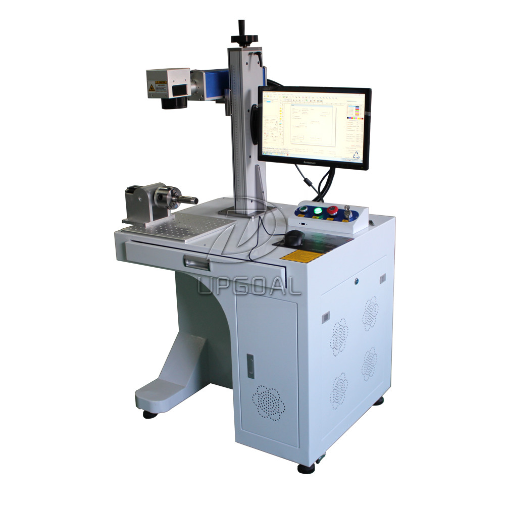 Buy cheap 30W Coffee Spoon/Bearing/Aluminum Nameplate/Stainless Steel Cylinder Laser Marking Machine product