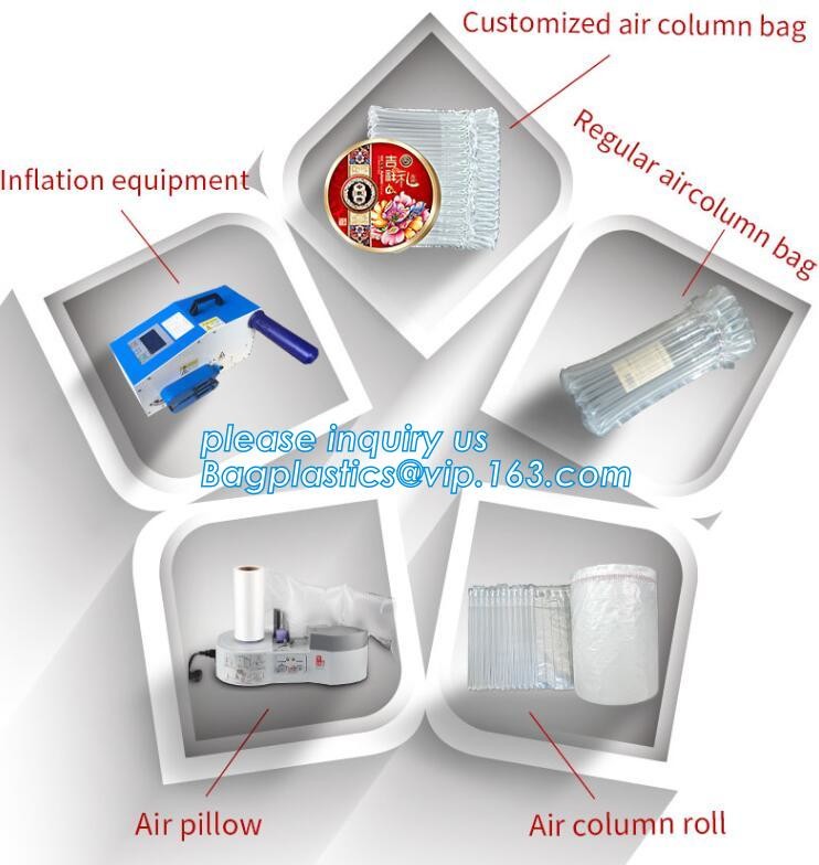 Buy cheap cushion pillow air bag, cushion pillow dunnage air bag, air poly packing bag nylon air bubbles air pillow bag, bagplasti product