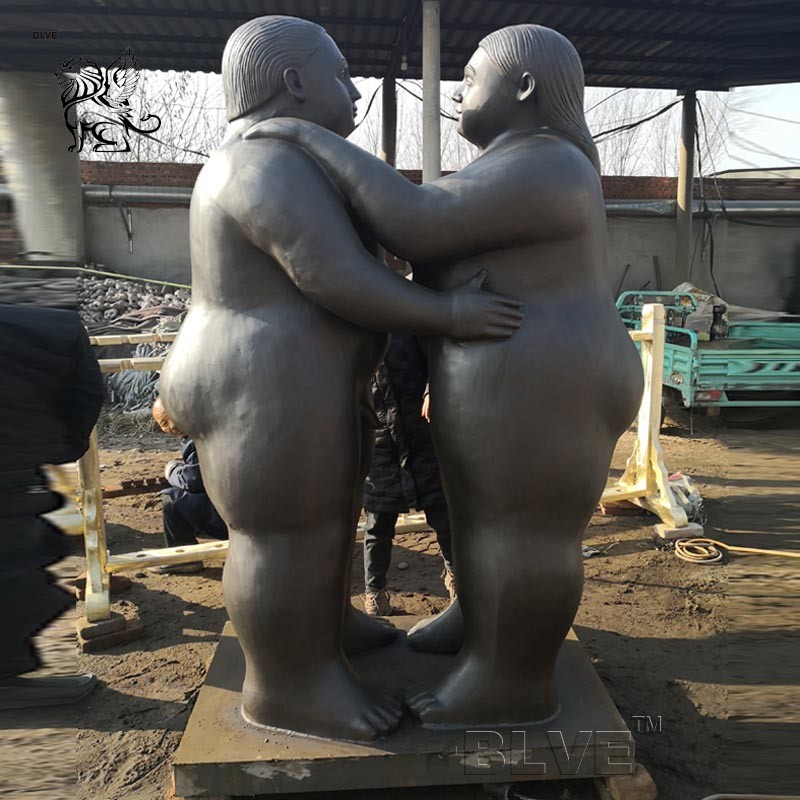 Buy cheap Bronze Fat Lady Statue metal Two Abstract Fernando Botero Sculpture product
