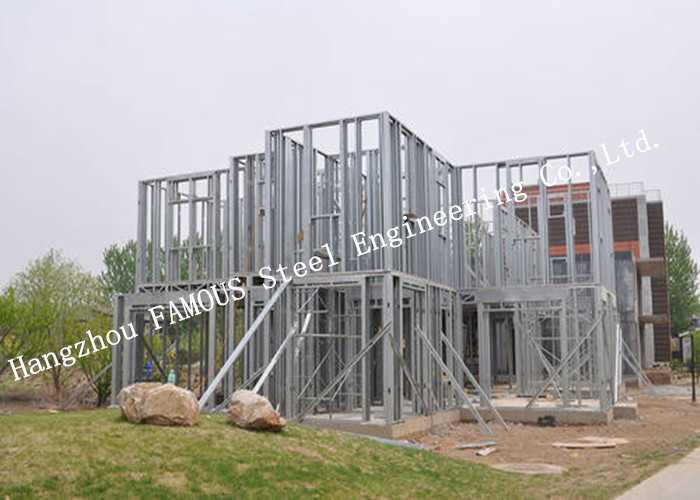 Buy cheap Dry Construction Method Residential Light Steel Villa Recyclable Low Rise product