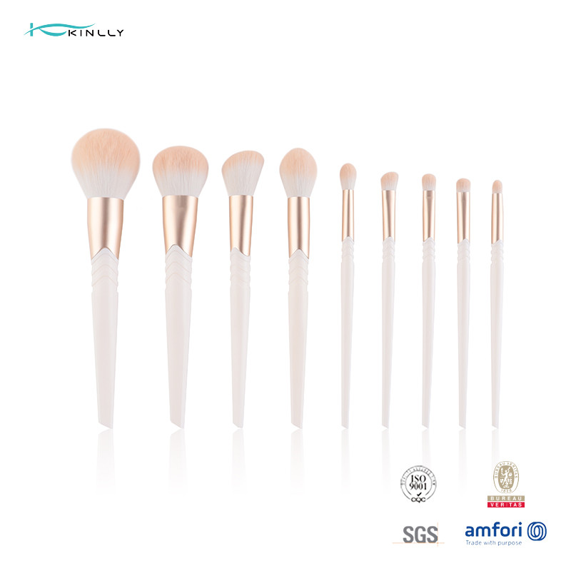 Buy cheap Makeup Brushes Gift Set, 9 Pcs Premium Synthetic Foundation Brushes Blending Face Powder Blush Contour Concealers product