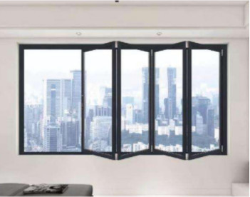 Buy cheap Tempered Glass Aluminum Folding Windows , Horizontal Bifold Windows product