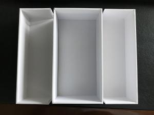 Buy cheap Hardcover Hard Gift Boxes CMYK White Paper Packing 1C 4C Matte Lamination product