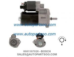 Buy cheap 0001107026 0001107103 - BOSCH Starter Motor 12V 1.1KW 9T MOTORES DE ARRANQUE product