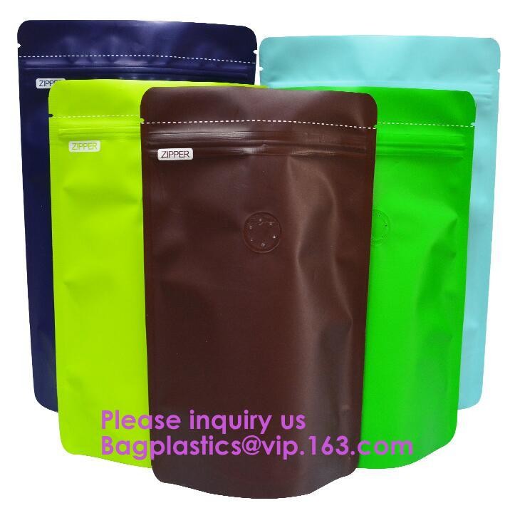 Buy cheap Matt Metalized Flat Bottom Pouch Coffee Beans Bag,Metal Hole PVC Travel Document Zip Pouch Packing Bags, Bagease, Bagpla product