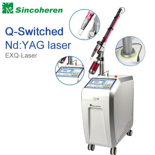 Q Switched Nd YAG Laser Tattoo Removal Machine , Laser ...