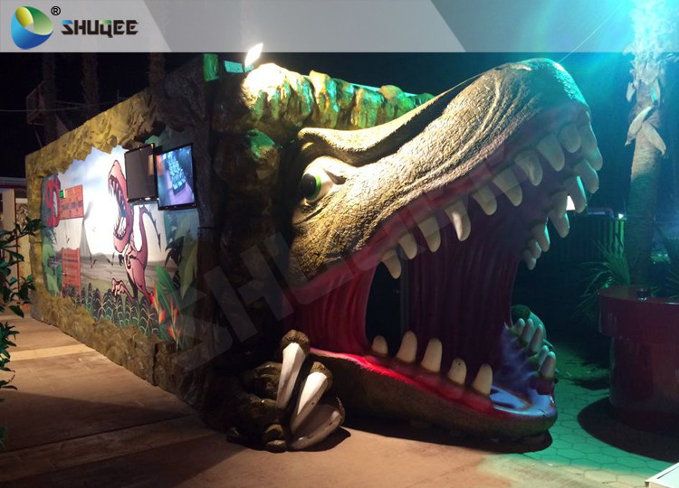 Buy cheap Electric Dynamic 7D Cinema System Dinosaur House In Entertainment Places product