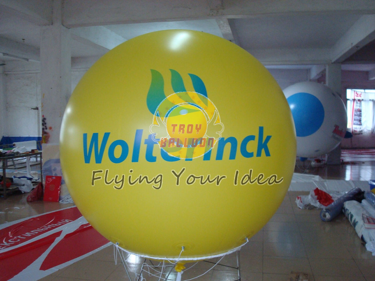 Inflatable advertising helium balloons with 540*1080 dpi high resolution digital printing