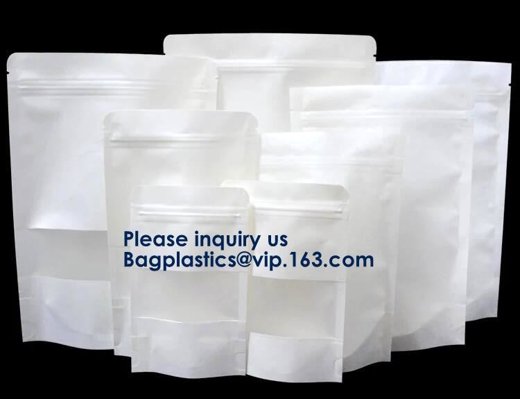 Buy cheap Custom Printed Kraft Paper Flat Bottom Standup Pouch / Food Packaging Bags,250g/500g High Barrier Custom Printed Foil Co product
