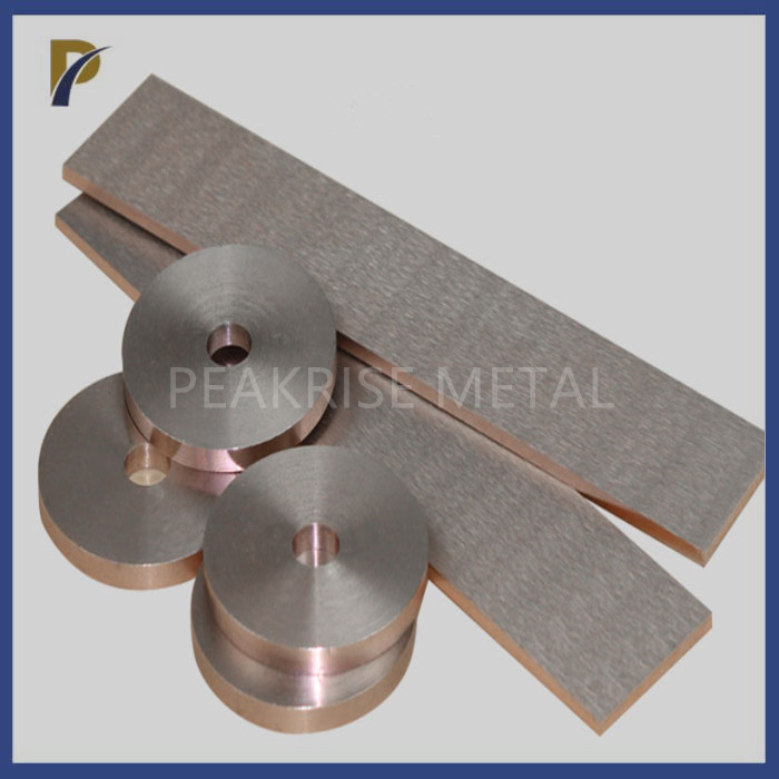 China W80Cu Tungsten Copper Alloy Plate For Contact Material Copper Tungsten Sheet Electrical Contact Points on sale