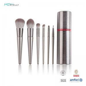 Buy cheap OEM ODM 6PCS Travel Makeup Brush Set With Holder Private Label product