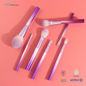 Buy cheap High Density Bristle 6 Piece Makeup Brush Set Synthetic Hair For Powder Liquid Cream product