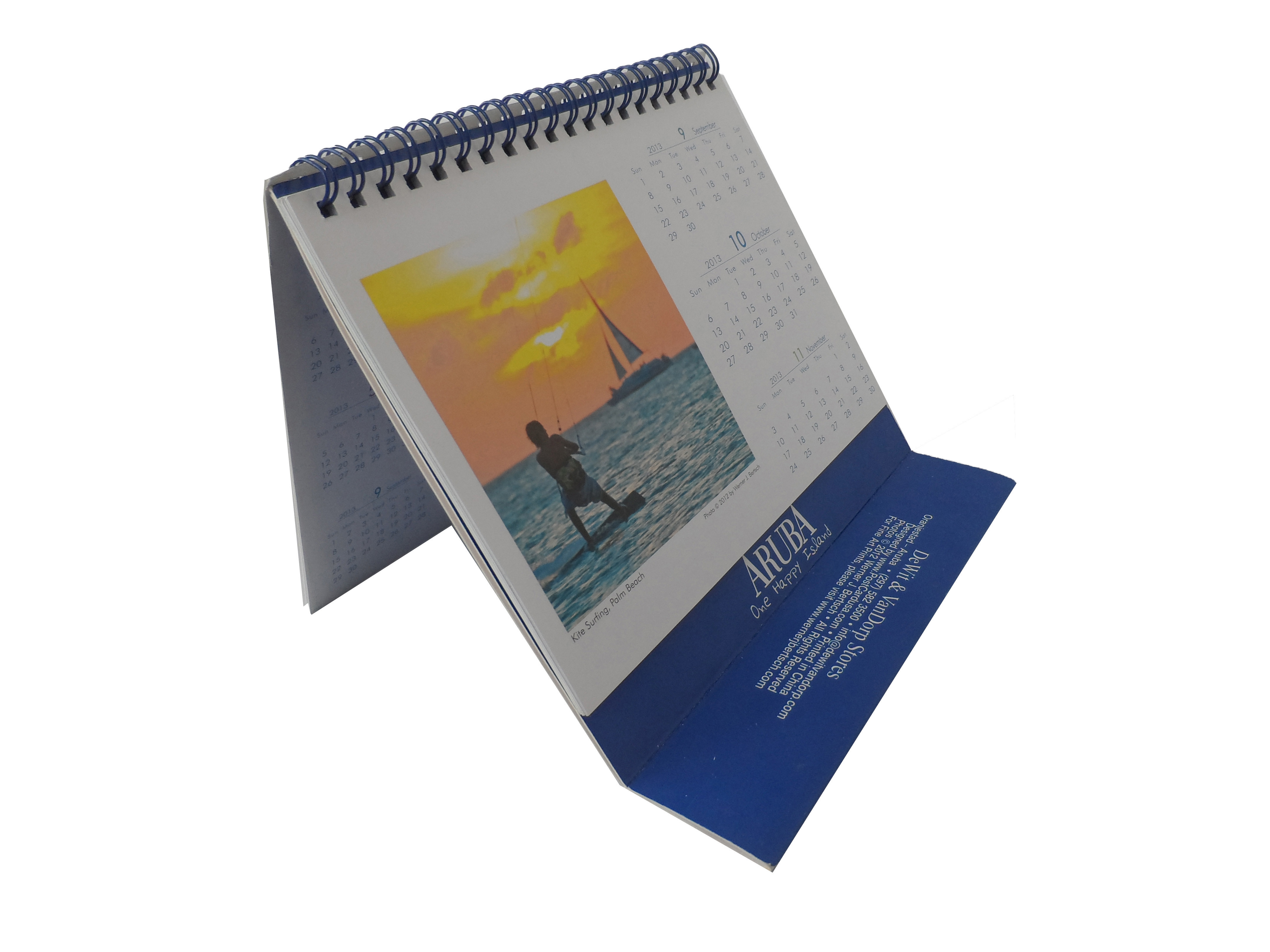 Buy cheap Printing Wall Cardboard Desk Calendar OEM Custom 200g C1S product