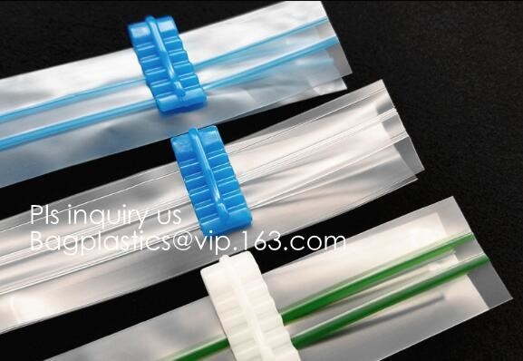 Buy cheap pe vacuum plastic cheap double color flange zipper, PP flange zipper, double color flange zipper for flexible packages product