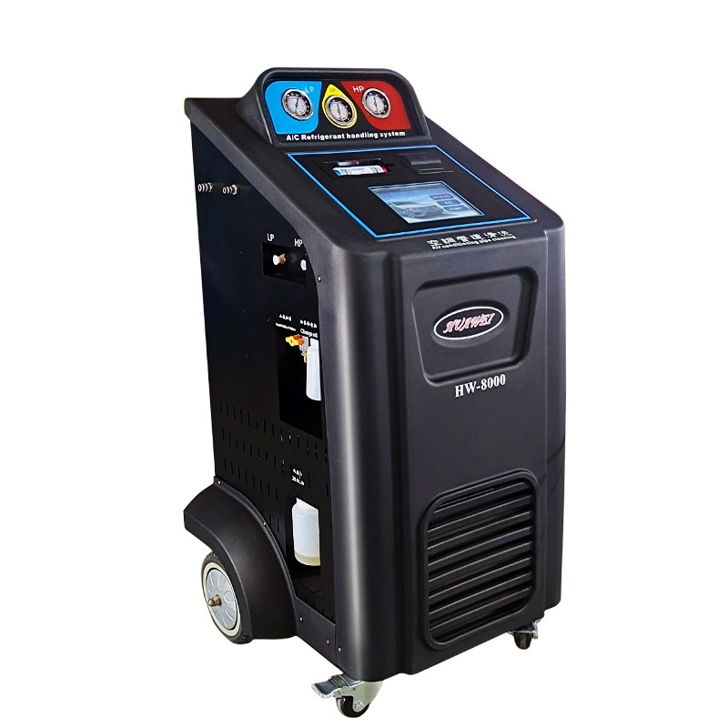 Database Service Car Refrigerant Recovery Machine Cleaning Function 15kg Cylinder Capacity