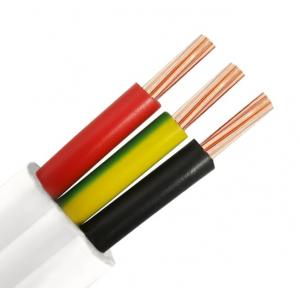 Buy cheap 2.5mm electric wires highly flexible flat cable 18awg cables copper flat twin and earth cable product