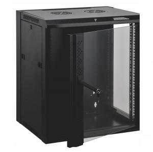 Buy cheap 12u Wall Mount Data Cabinet Wall Network Cabinet Customized Logo Door Design product