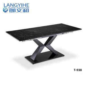 China Italian Rectangular Marble Dining Table Scratch Proof on sale