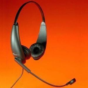Buy cheap Lightweight Binaural Headset, Used for Call Centers, Available in Elegant Designs product