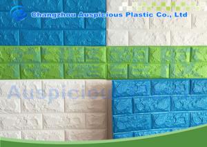 Buy cheap Decorative 3D Brick Foam Wallpaper Waterproof , Stone Embossed Wall Panels product