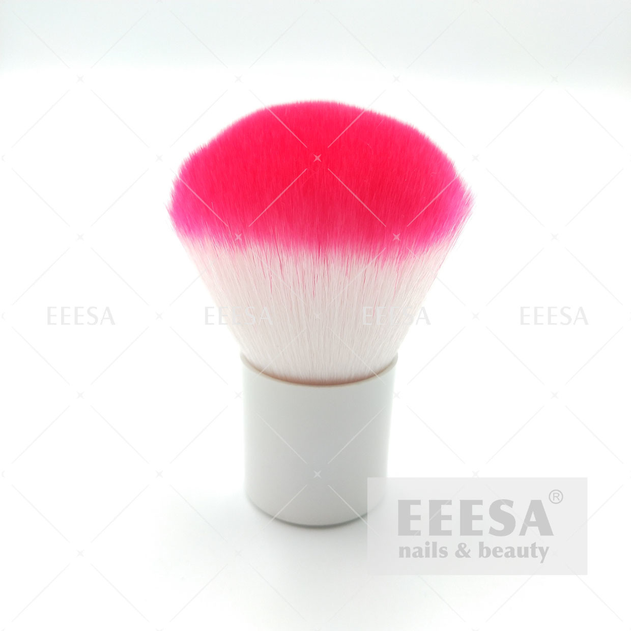 Buy cheap Pearl White Handle Ombre Pink Hair Art Nails Cleaner Cleaning Dust Nail Brush product
