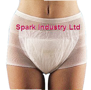 Maternity Mesh Incontinence Pants , Highly Stretchable Disposable Incontinence Pants