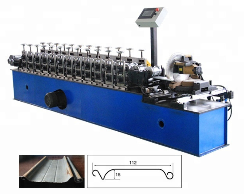 Buy cheap Blue Shutter Door Roll Forming Machine CE With 15 Rows product