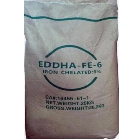 Buy cheap Water Soluble Organic Iron Chelated Fertilizer EDDHA Fe 6% Ortho-Ortho 4.8 product