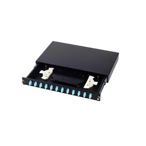 Buy cheap Fiber Optic Patch Panel Networking ODF 1U 19 Inch 24 Ports Large Capacity product