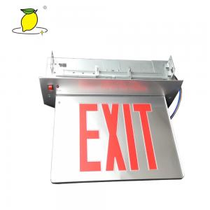 Buy cheap Ceiling Mounted LED Emergency Exit Sign Rechargeable For Hospital / Hotel product