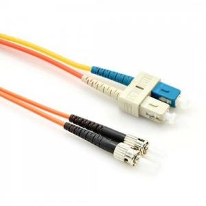 Buy cheap Multimode OM1 SC To ST Fiber Cable , 62.5 / 125 Mode Conditioning Optical Patch Cord product