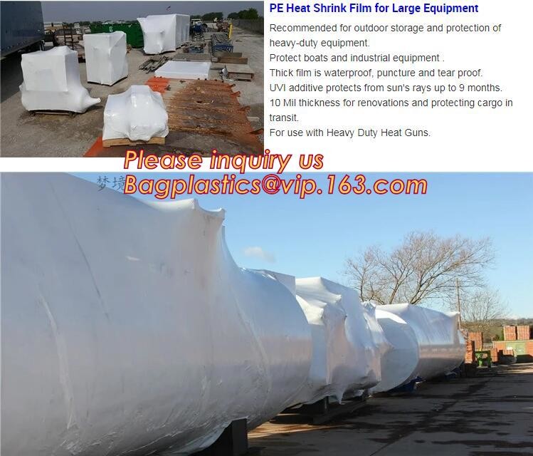 Buy cheap biodegradable shrink wrap 200 mic construction industrialJumbo construction industrial uv shrink wrap for yacht covering product