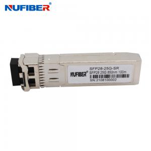 Buy cheap Single fiber LC 10km 25G SFP28 module Transceiver For Huawei Cisco HP Aruba Mikrotik product