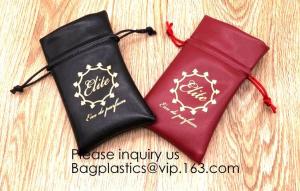 Buy cheap promotional fancy small waterproof black pu drawstring leather bag for money,logo making for promotion PU drawstring bag product
