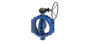 China Long Life Ductile Iron Double Eccentric Butterfly Valve Both Side Seal Available on sale