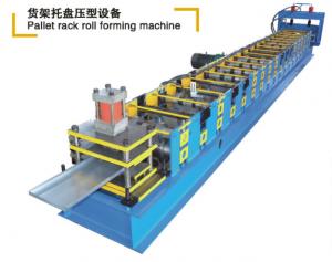 Buy cheap 380V Pallet Rack Roll Forming Machine 5m/min For Galvanized Steel product