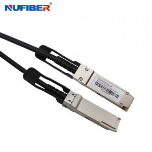 Buy cheap FTTB 1M 40G QSFP To QSFP Passive Direct Attach Cable product